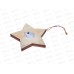 Елочная игрушка "Звезда и снежинка" с подсвет 13*13*1см, бат 4357368