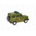 Машина р/у "Технопарк" УАЗ ХАНТЕР Армия России, 15см, зел., 15RCARR-GN