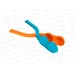 Снежколеп 38см 2 шарика оранжево-синий Dvizhok FG250115100R