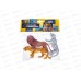 Набор Дикие животные 3шт,пластизоль В840925-R в пакете Набор Дикие животные 3шт,пластизоль В840925-R в пакете