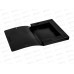 Папка на резинке Alingar A4 Black C  AL972/973