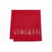 Полотенце махровое 30*60 +/- 2см Елки 04-063 красный