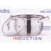 Кастрюля Lara Cимфония нержавеющая сталь LR02-460 16*10,5см 2,1л индук все вид плит