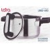 Кастрюля Lara Cириус нержавеющая сталь LR02-450 16*10,5см 2,1л индук все вид плит