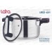 Кастрюля Lara Cириус нержавеющая сталь LR02-451 18*11,5см 2,9л индук все вид плит