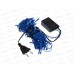 Гирлянда 10м вьюн 100LED синий 8реж 384-199 г
