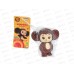 Игрушка пластизоль для ванны Чебурашка в сетке YF-MONKEY01