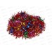 Мишура, 8см х 2м, AL-3331 красный ассорти  *200