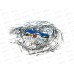 Дождь новогодний 1м "Радуга" серебро, AL-25011 *2400