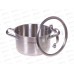 Кастрюля Nord 2,2л 18*10.5см 304 сталь GR01-D-18 Кастрюля Nord 2,2л 18*10.5см 304 сталь GR01-D-18