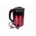 Чайник электр. SA-2168MBR 1,8л черно-красный металлик