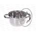 Кастрюля SA-P4016 Ideal 1,8л 16*9,5см нержавейка
