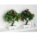 Бонсай в горшке "Деревце волнистые цветы" 10*24см микс 4142813 Бонсай в горшке "Деревце волнистые цветы" 10*24см микс 4142813