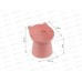Миска для животных КОТ 0,2л коралловый М 1806 Миска для животных КОТ 0,2л коралловый М 1806