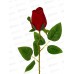 Цветы искусственные 43см Роза бутон бархат, d-7см красный 10526694