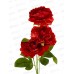 Цветы искусственные 74см Пион галант колор, d-10см красный 10709207