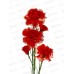 Цветы искусственные 67см Гвоздички, d-8см красный 1662266