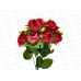 Букет 30см &quotРоза Клер Остин&quot 6 цветков, d-4см, микс 9229335  *2