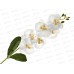 Цветы искусственные 55см Орхидея фаленопсис белый 9369528
