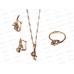 Набор бижут &quotDebor&quot п/зол.3 предмета №8552