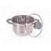 Набор кастрюль Mercury LR02-121 (2,1л+2,9+4,9л) индукция