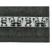 Полотенце махровое 30*50 Панды графит