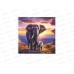 Картина по номерам 30*40 Слоны  АL12975*30