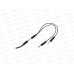 Гарнитура игровая Perfeo RGF AIR 1.8 м, разъем 3,5мм (4pin) и USB (LED), переходник, черная