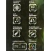 Гарнитура игровая Perfeo RGF EARTH 1.8м, разъем 3,5 мм (4 pin) и USB (LED), переходник, черная
