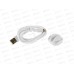 Дата-кабель More USB 2.0A для Lightning 8-pin PURE K19i TPE 1м White