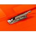 Папка пл. Hatber мет.прижим., 17мм. Diamond neon. Оранжевая 02035 *30