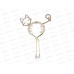 Заколка для волос Miss Kapriz котик FG250327806С Заколка для волос Miss Kapriz котик FG250327806С