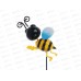 Штекер фигурка декор "Пчела" на мет. стержне 13*10*60см, 153-209 г Штекер фигурка декор "Пчела" на мет. стержне 13*10*60см, 153-209 г