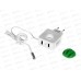 З/у сетевое 2USB 2.1А в/к LED подсветка More choice NC48i White