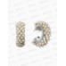 Серьги жемчуг &quotРоссыпь&quot ссв, цвет белый в серебре 10937066