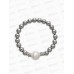 Браслет &quotСтильный жемчуг&quotнабор 5шт №8/16 цв бел.в сереб.10936465