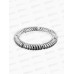 Браслет пластик на резинке &quotСтиль&quot резной серебро 10905782