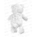 Медведь, белый, 65см (С/40/31) Color Bear Медведь, белый, 65см (С/40/31) Color Bear