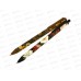 Ручка авт. B.V. Flora Black night синяя 0.5мм 20-0374/01*24