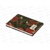 Блокнот-престиж АЛЬТ 80л А6 Flora Гранат 3-80-005/59