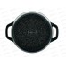 Кастрюля 4,5л со стеклянной крышкой АП Гранит Black кгч45а