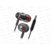 Гарнитура Smartbuy M300, внутриканальная, металлический корпус, микрофон, пульт, черн, пакет, SBH-025 *100