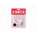Дата-кабель Smartbuy USB - 3в1 Micro/C/8pin, резин толс 1.2м, белый iK-312QBOMB whit