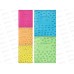 Тетрадь 12л клетка ПП цветн. пласт. обл. НЕОН ЗОО, mix, 12-8412 *240
