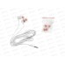 Наушники вакуумные AUX разъём с МК 1.2м, Hoco M107 White Наушники вакуумные AUX разъём с МК 1.2м, Hoco M107 White