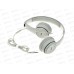 Наушники полноразмерые HOCO W21 Gracefil charm wire control Grey