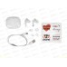 Наушники беспроводные вакуумные More choice БB37 TWS White Grey