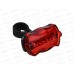 Набор фонарей велосипедных BY SPORT передний (10LED) и задний (5LED), 195-011 г