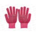 Перчатки PR-PVC523 Микроточка в и/у р.L(9) Fiberon розовый *12/120