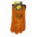  Перчатки спилковые Aura Cowsplit Leather Driver Cloves , оранж.GM-1002LT-11, р,11*12/120